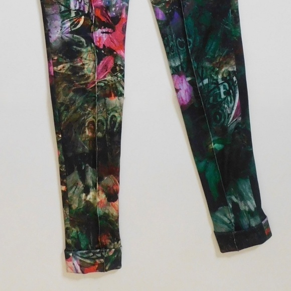 NWT!! TED BAKER Olivie Floral Tapered Pants Knit Stretch Chic Abstract 0 US 2 - Picture 10 of 16